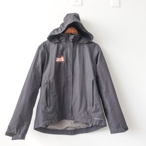 Tough Mudder Jacket‎ Large Black Windbreaker Zip Packable Hooded Merrell Dry